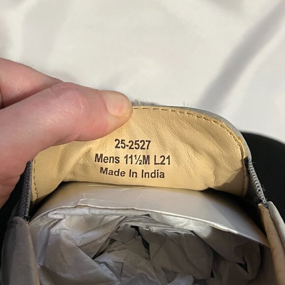 NWOT Johnston & Murphy McGuffey Woven Slip-On Loafers | Gray | Men's 11.5M - Picture 9 of 9